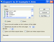 Export to HTML