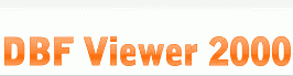 Home page di DBF Viewer 2000