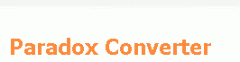 Advanced CSV Converter Home Page