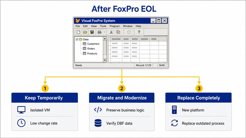 visual foxpro migration